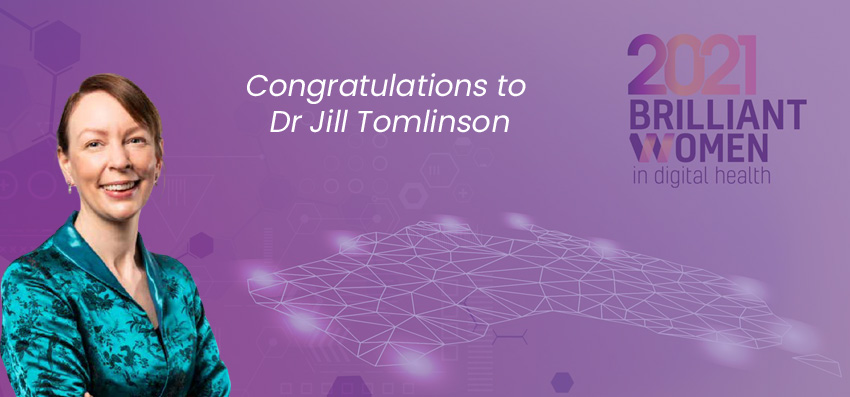 Congratulations to Dr Jill Tomlinson AFMW member was awarded a Telstra Brilliant Connected Women in Digital Health award
