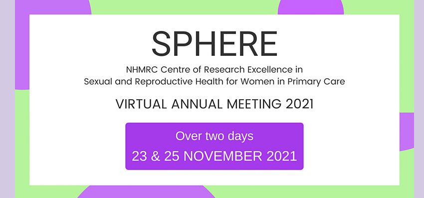 SPHERE Annual Meeting 2021