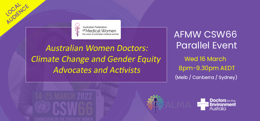 AFMW CSW66 Event 16 March - Local Audience invitation