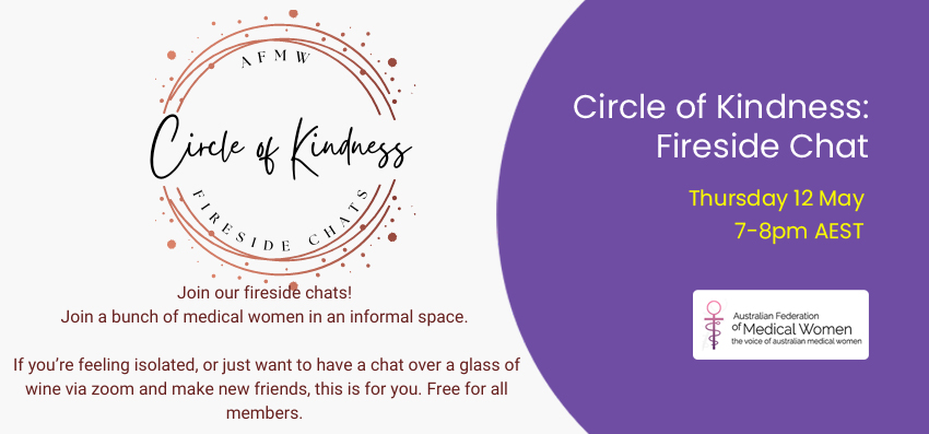 Circle of Kindness- AFMW Fireside Chats event details for 12 May 2022