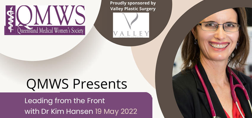 Leading from the Front with Dr Kim Hansen QMWS event details