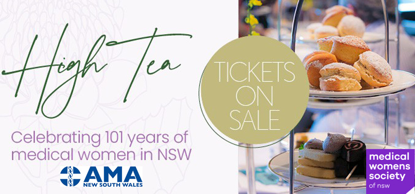 022 AMA (NSW) Women in Medicine High Tea on Saturday 5 November at NSW Parliament House (flyer)