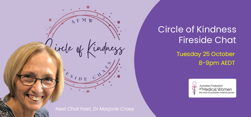 Circle of Kindness- AFMW Fireside Chats event details for 25 October 2022