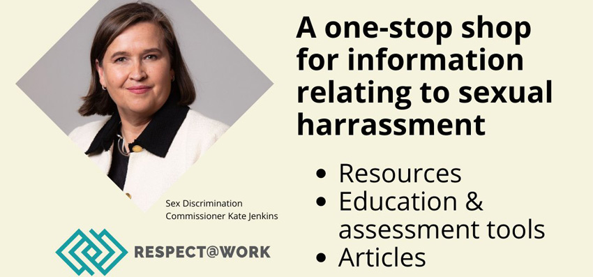 Kate Jenkins introducing the Respect@Work website