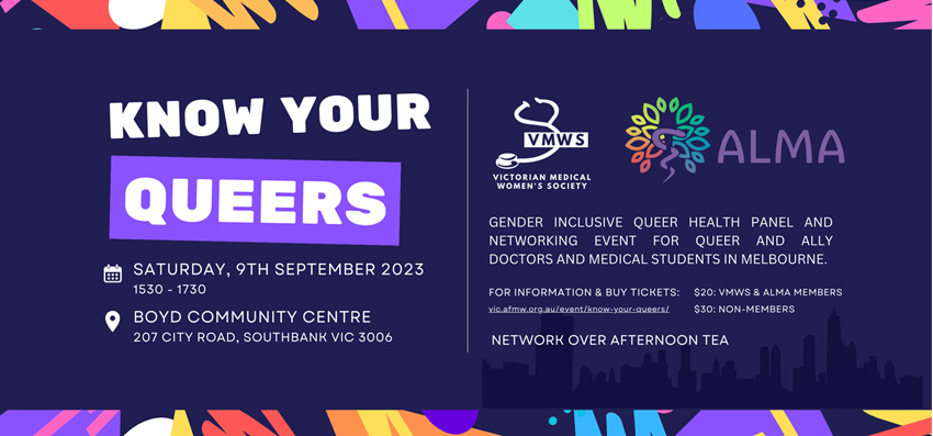 Know Your Queers: Queer Health Panel and Networking Event details