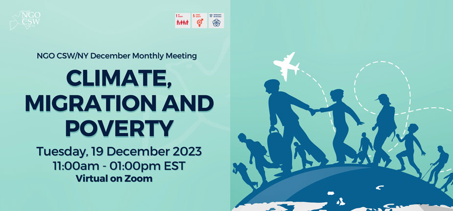 NGO CSW December Monthly Meeting details