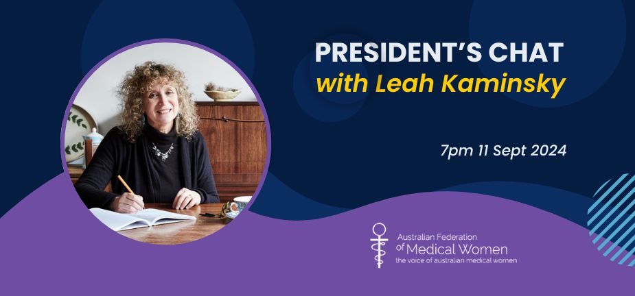 President's chat with Leah Kaminsky zoom session details