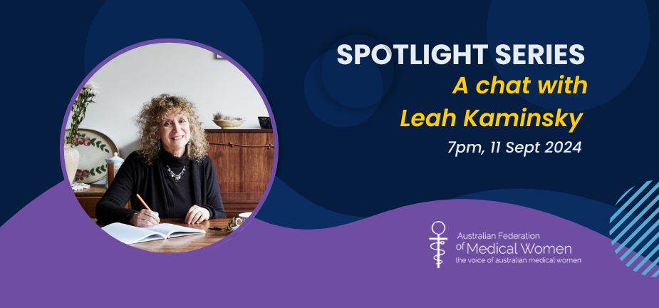 Spotlight chat with Leah Kaminsky zoom session details