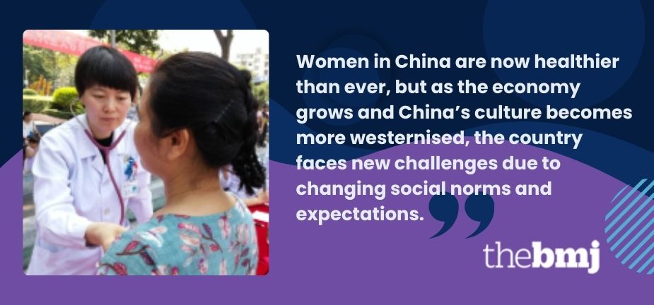 Promoting women's health in China