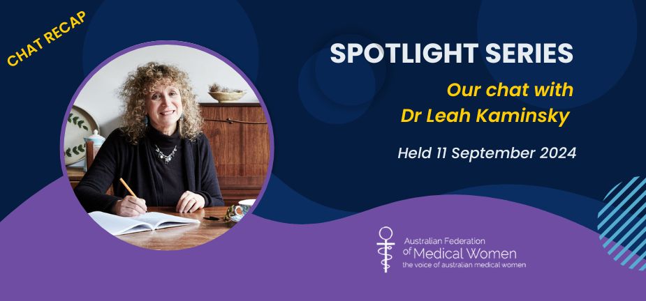 Spotlight series recap held 11 Sept with Dr Leah Kaminsky