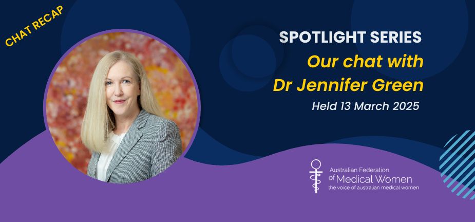 Spotlight chat with Dr Jennifer Green recap