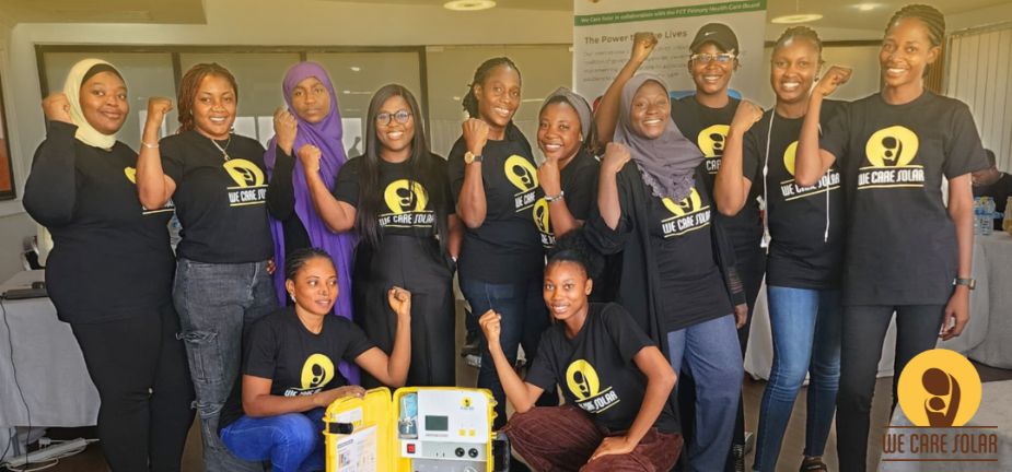 Group of women showing strong arms celebrating IWD