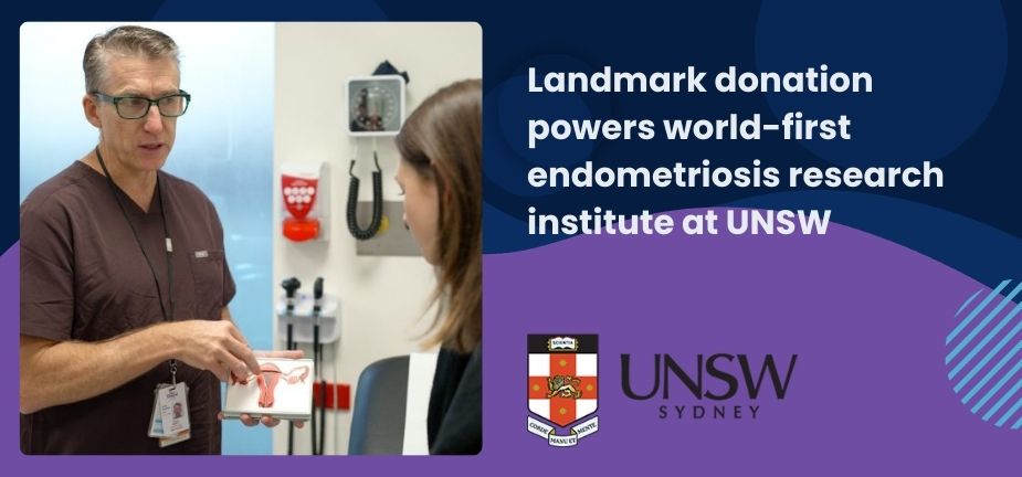 A philanthropic donation will revolutionise endometriosis treatment.  Professor Jason Abbott, pictured, will be the Clinical Director of the new research institute. Photo: UNSW Sydney