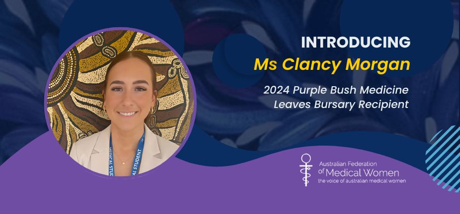Ms Clancy Morgan Bursary recipient 2024