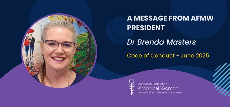 President's message re the AFMW Code of Conduct