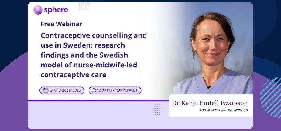 Free webinar on Contraceptive counselling and use in Sweden: research findings and the Swedish model of nurse-midwife-led contraceptive care