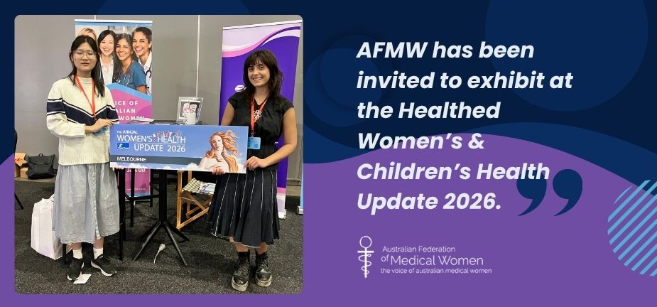 Medical women at the Healthed Women’s & Children’s Health conference