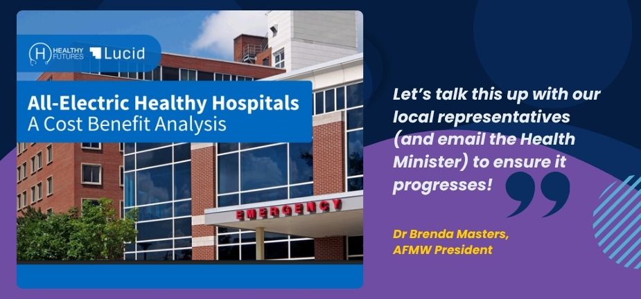 All Electric Healthy Hospitals: A cost-benefit analysis