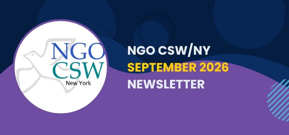 NGO CSW September newsletter