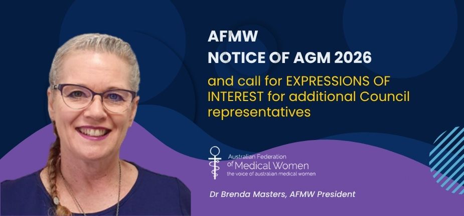 Dr. Brenda Masters and AFMW notice of AGM